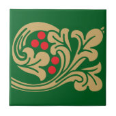 Mittelalterliches Weinreben-Friesmuster A Fliese (Vorderseite)