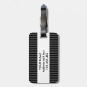 Mittelalterliches Weißkreuz | Order of St John (UK Gepäckanhänger (Rückseite vertikal)