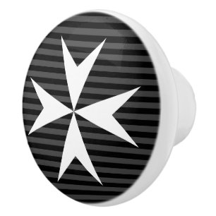 Mittelalterliches Weißkreuz   Order of St John (UK Keramikknauf