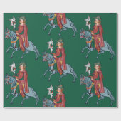 mittelalterliches Wrackpapier Geschenkpapier (Flach)