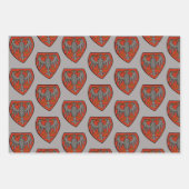 mittelalterliches Wrackpapier Geschenkpapier Set (Vorderseite 2)