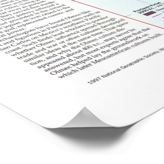 " Mittelamerika: 1997 Ancient Mesoamerica 2/2... Poster (Ecke)