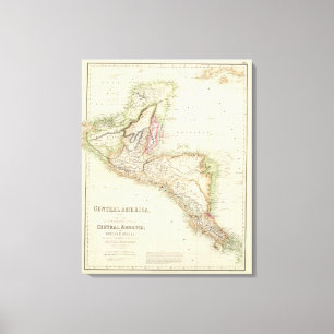 Mittelamerika 2 leinwanddruck