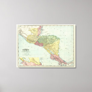 Mittelamerika 3 leinwanddruck