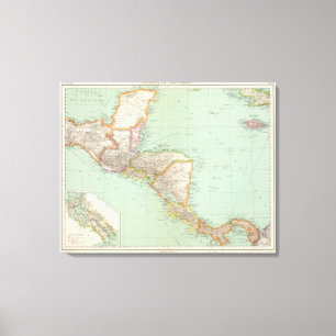 Mittelamerika 4 leinwanddruck