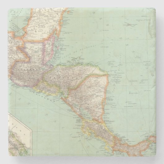 Mittelamerika 4 steinuntersetzer (Vorderseite)