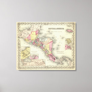 Mittelamerika 9 leinwanddruck