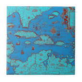 Mittelamerika ("Amerika Occidentalis ") Fliese (Vorderseite)