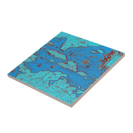 Mittelamerika ("Amerika Occidentalis ") Fliese (Seite)