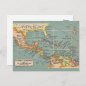 Mittelamerika & Karibik Karte (Vorne/Hinten)