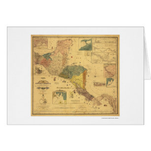 Mittelamerika-Karte 1862