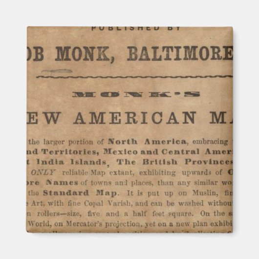 Mittelamerika, Kuba und Florida Magnet (Vorne)