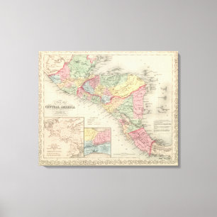 Mittelamerika Leinwanddruck
