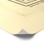 Mittelamerika & Panama Karte c. 1920 Poster (Ecke)