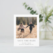 Mittelansatz für klassisches Foto Save the Date (Stehend Vorderseite)