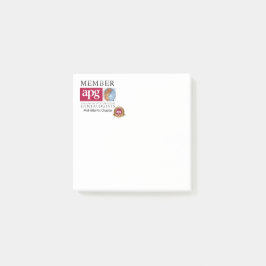 Mittelatlantische Bemerkungen Post-it Klebezettel