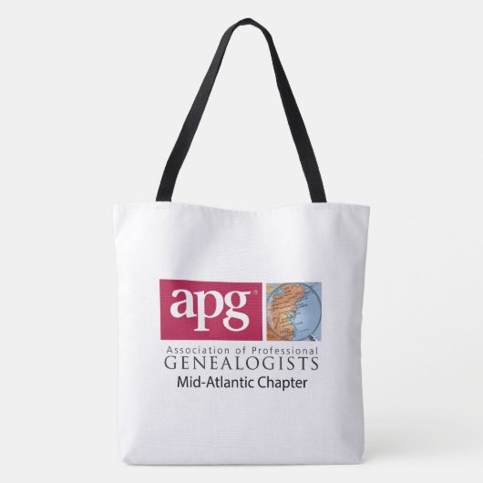 Mittelatlantische Tote-Tasche Tasche (Rückseite)