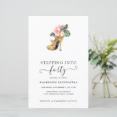 Mittelaufstockung für 40 Blumengolden-Heels Geburt (Stehend Vorderseite)