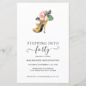 Mittelaufstockung für 40 Blumengolden-Heels Geburt (Vorderseite)