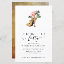 Mittelaufstockung für 40 Blumengolden-Heels Geburt