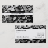 Mittelband 5 - Blätter Visitenkarte (Vorne/Hinten)