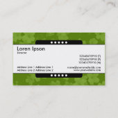 Mittelband 5 Spots - Blume - Grün (669900) Visitenkarte (Rückseite)