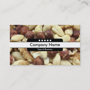 Mittelband 5 Spots - Gemischte Nuts Visitenkarte