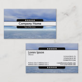 Mittelband 5 Spots - See und Himmel Visitenkarte (Vorne/Hinten)