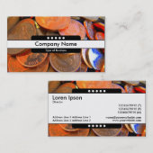 Mittelband 5 Spots Visitenkarte (Vorne/Hinten)