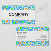 Mittelband - Abstrakt 030413 Visitenkarte (Vorne/Hinten)