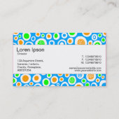 Mittelband - Abstrakt 030413 Visitenkarte (Rückseite)