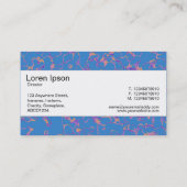 Mittelband - Abstrakt 080716(1) Visitenkarte (Rückseite)