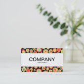 Mittelband - Abstrakt 20213 Visitenkarte (Stehend Vorderseite)