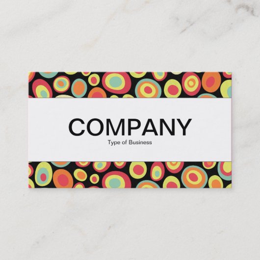 Mittelband - Abstrakt 20213 Visitenkarte (Vorderseite)