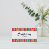 Mittelband - Abstrakt 240113 Visitenkarte (Stehend Vorderseite)