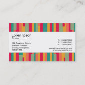 Mittelband - Abstrakt 240113 Visitenkarte (Rückseite)