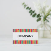 Mittelband - Abstrakt 240113 Visitenkarte (Stehend Vorderseite)