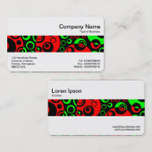 Mittelband - Abstrakte Blasen Visitenkarte (Vorne/Hinten)