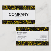 Mittelband - Abstrakte Linien - Amber Visitenkarte (Vorne/Hinten)