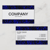 Mittelband - Abstrakte Linien - blau Visitenkarte (Vorne/Hinten)