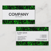 Mittelband - Abstrakte Linien - grün Visitenkarte (Vorne/Hinten)