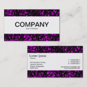 Mittelband - Abstrakte Linien - Magenta Visitenkarte (Vorne/Hinten)