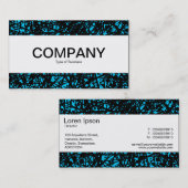 Mittelband - Abstrakte Linien - Sky Blue Visitenkarte (Vorne/Hinten)