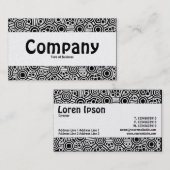 Mittelband - Alien Circuits II (Gold Card) Visitenkarte (Vorne/Hinten)