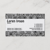 Mittelband - Alien Circuits II (Gold Card) Visitenkarte (Rückseite)