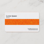 Mittelband - Alien Orange Visitenkarte (Rückseite)