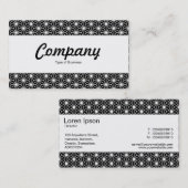 Mittelband - Asanoha-Muster Visitenkarte (Vorne/Hinten)