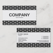 Mittelband - Asanoha-Muster Visitenkarte (Vorne/Hinten)