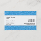 Mittelband - Blue Plasma Tex Visitenkarte (Rückseite)