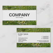 Mittelband - Blume auf Weiden Visitenkarte (Vorne/Hinten)